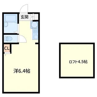 ラ・リューヌ・マツダ【1階】の間取り