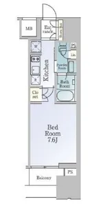 ルフォンブランシェ品川南大井【12階】の間取り