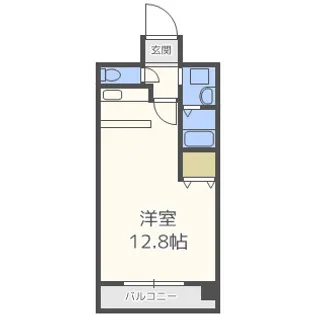 レバンガ阿倍野AP【4階】の間取り