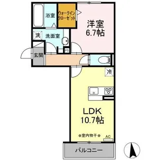Granpia(グランピア)【3階】の間取り