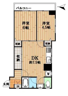 野澤ビル【4階】の間取り