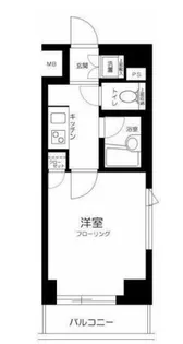 ルーブル菊川【7階】の間取り
