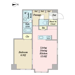 Tobit【1階】の間取り