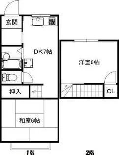 デイグラン今福【2階】の間取り