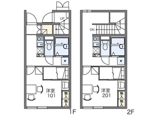 レオパレスすみだIII【1階】の間取り