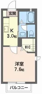 シャーメゾンWith-K【1階】の間取り