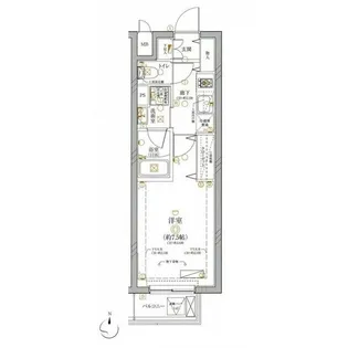 ディアレイシャス武蔵新城【3階】の間取り