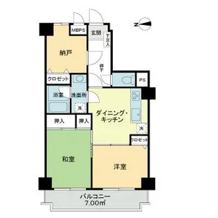 ライオンズマンション流山【3階】の間取り