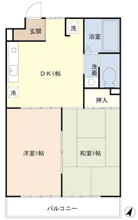 クリアハイツ【2階】の間取り