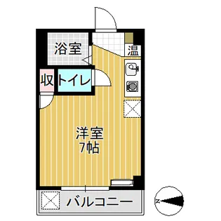 ラポールいわき【2階】の間取り