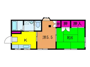 石山荘【1階】の間取り