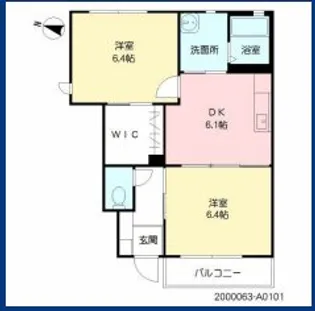 カーサ・チェレステA棟【1階】の間取り
