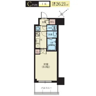 スプランディッド新横浜【11階】の間取り