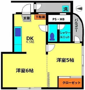 グリーンビュー芦川【3階】の間取り