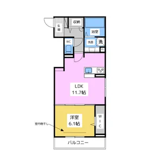 ヘリテージ【2階】の間取り