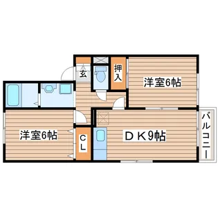 シェランジュ【1階】の間取り