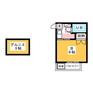 ホワイトコーポA【2階】の間取り
