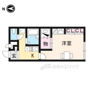 レオパレスゆとり天理【2階】の間取り