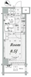メイクス浅草イースト【3階】の間取り