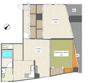 いづみレジデンスA棟【4階】の間取り