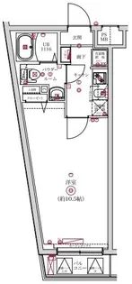 レンティーヴァ綾瀬【4階】の間取り