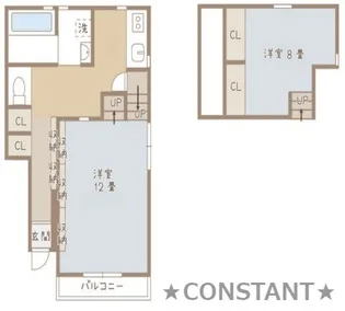 ココカラハウス庄町【1階】の間取り
