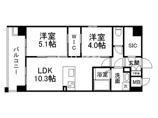 LiveCasa千本今出川【2階】の間取り