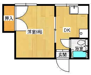 エルモア天満【2階】の間取り
