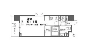カスタリア大森【8階】の間取り