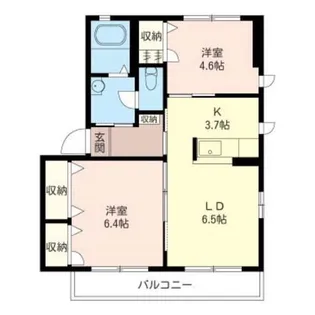 シャーメゾン宮前平A【2階】の間取り