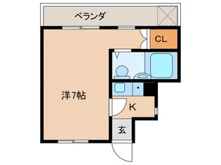 サンライズ2 A棟【3階】の間取り