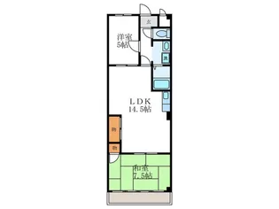 エクセル山崎【2階】の間取り