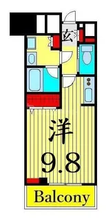 サンクレール荒川ブランガーデン【12階】の間取り