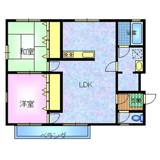 メゾンド・KOMA【2階】の間取り