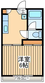 シャンブル南台【2階】の間取り