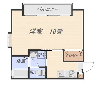 グランバリエ竹下【2階】の間取り