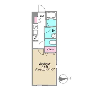 ソーレルーナB棟【1階】の間取り
