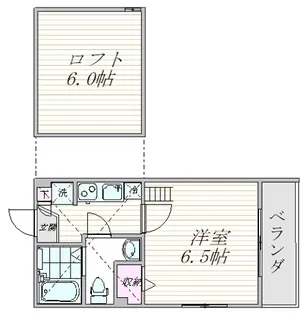 エスタシア小岩【3階】の間取り