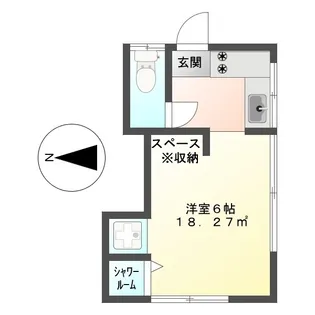 恵明荘【2階】の間取り