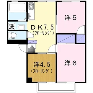 サンライフ中央【1階】の間取り
