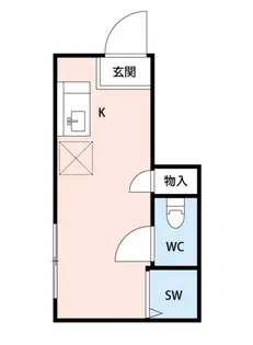 サークルハウス東松原【1階】の間取り