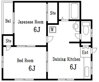 Uハイツ【2階】の間取り