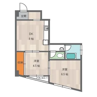 カツラビル【5階】の間取り