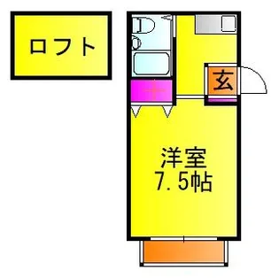 パークフレンド蓮見【2階】の間取り