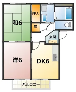 SurplusサンアイA【2階】の間取り
