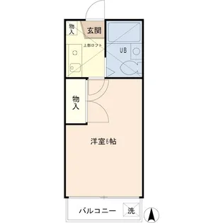 アネックス西川口1期【2階】の間取り