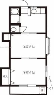 コーポマルメ【1階】の間取り