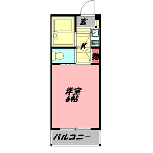 ロータリーマンション平代町【3階】の間取り