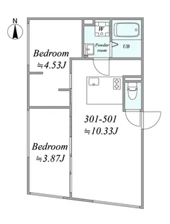 trias171【3階】の間取り
