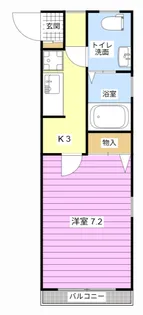 リエス上島B【3階】の間取り